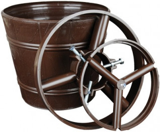 ALDOTRADE stojan na vánoční stromek Planet 2 hnědý